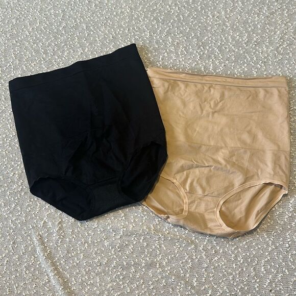 UNDER CONTROL L/XL Shapewear Briefs Underwear Lot of 2 Large XL - Picture 1 of 6